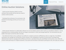 Tablet Screenshot of onlineauctionsolutions.com